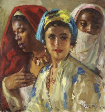 Árabe Painting - mujer Jose Cruz Herrera genero Araber